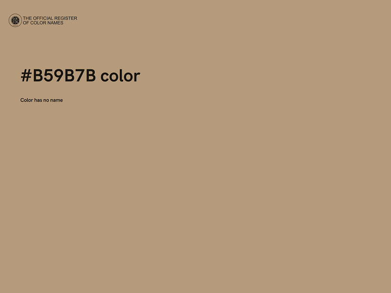 #B59B7B color image