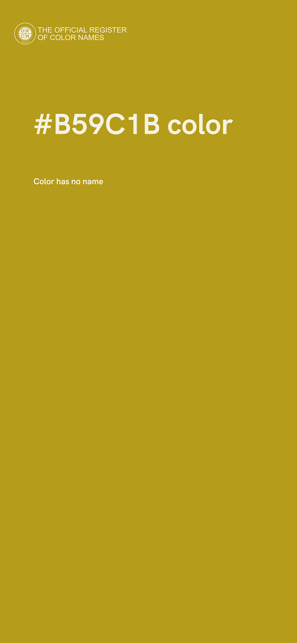 #B59C1B color image