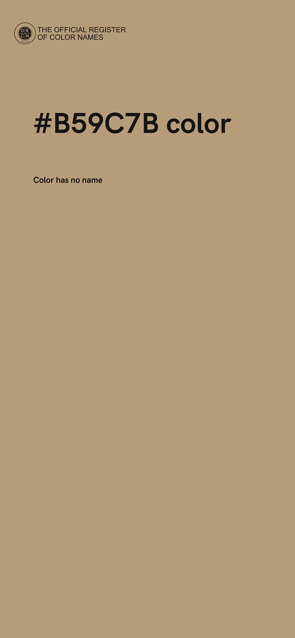 #B59C7B color image