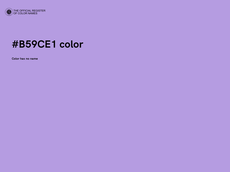#B59CE1 color image