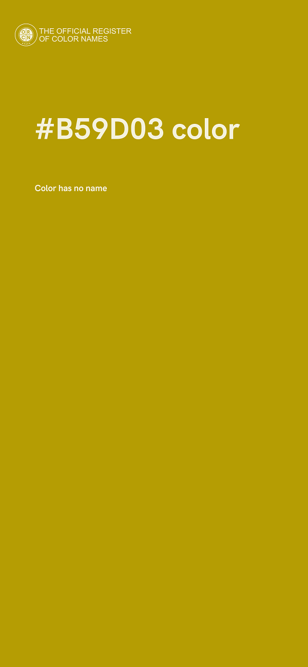 #B59D03 color image