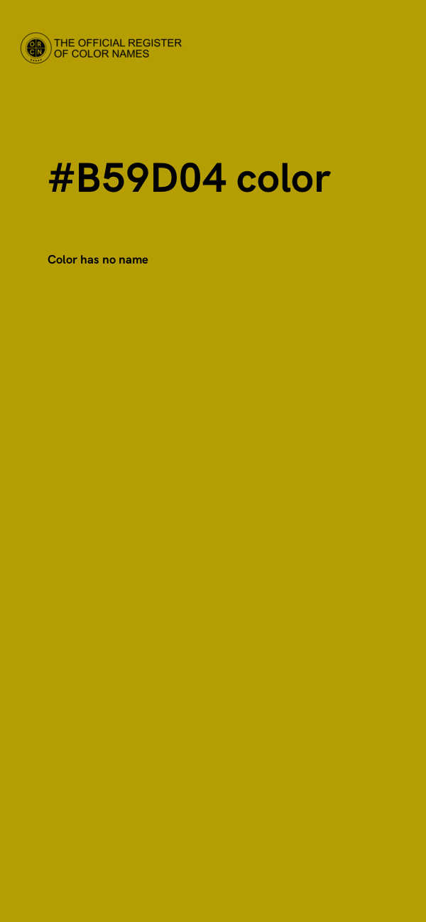 #B59D04 color image