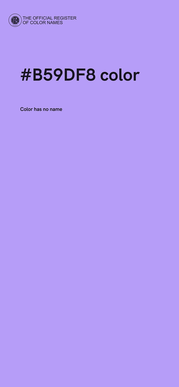 #B59DF8 color image