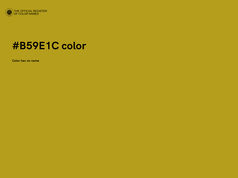 #B59E1C color image