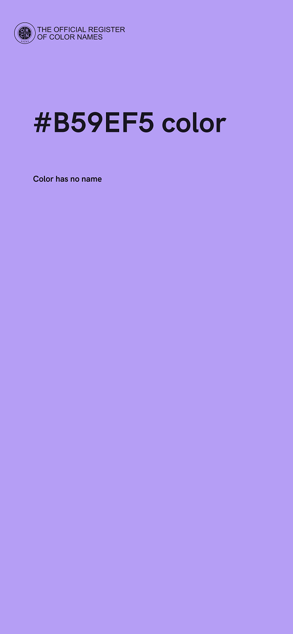 #B59EF5 color image