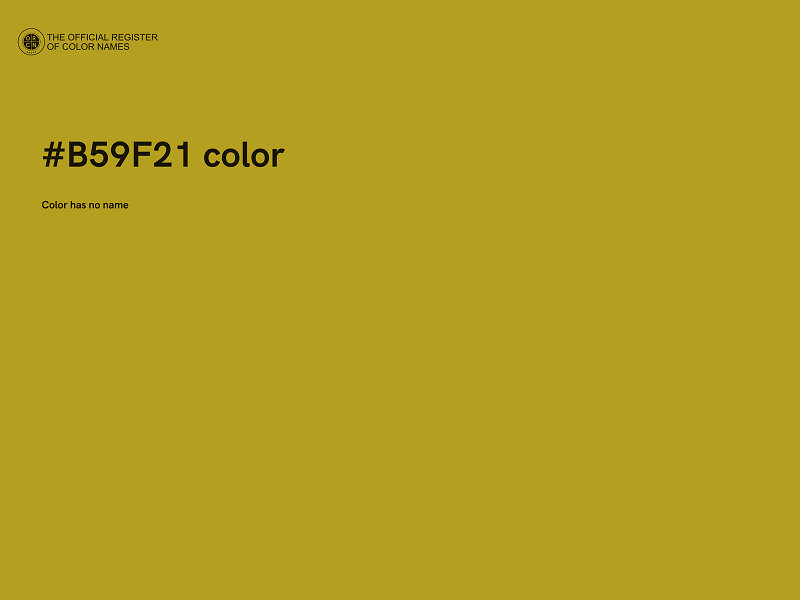 #B59F21 color image