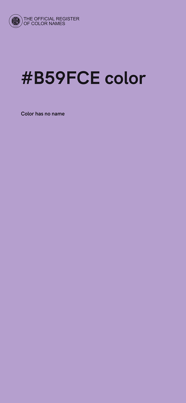 #B59FCE color image