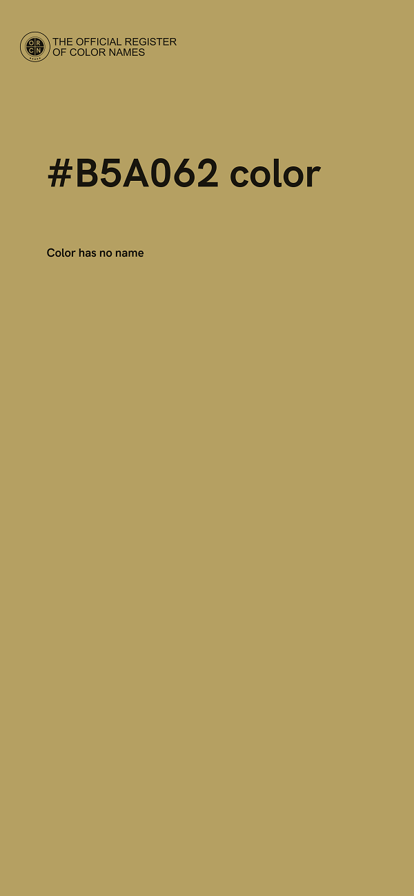 #B5A062 color image