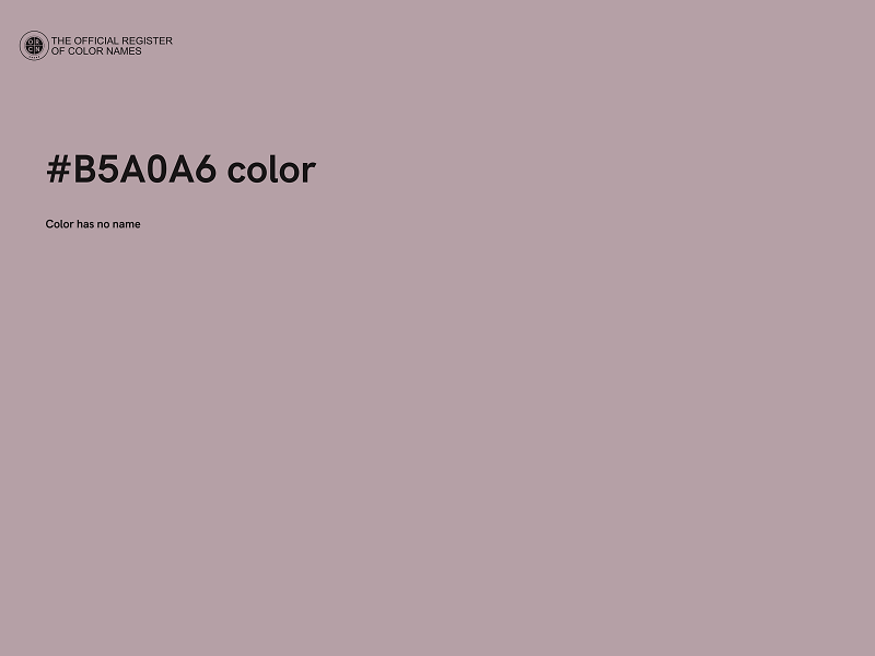 #B5A0A6 color image