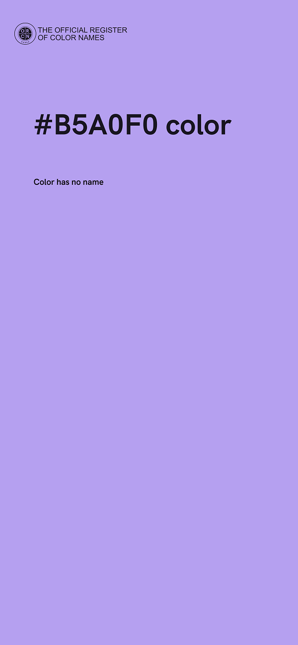 #B5A0F0 color image