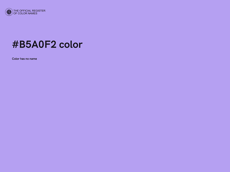 #B5A0F2 color image