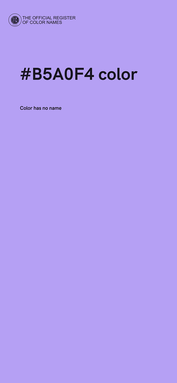 #B5A0F4 color image