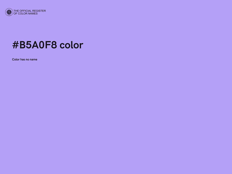 #B5A0F8 color image