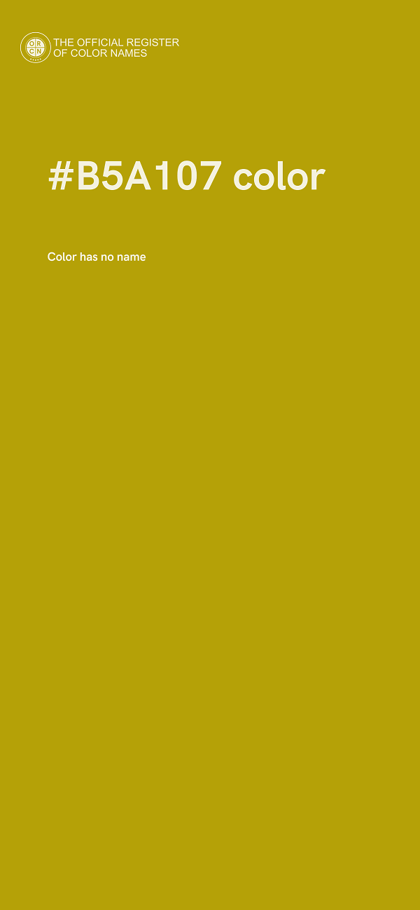 #B5A107 color image