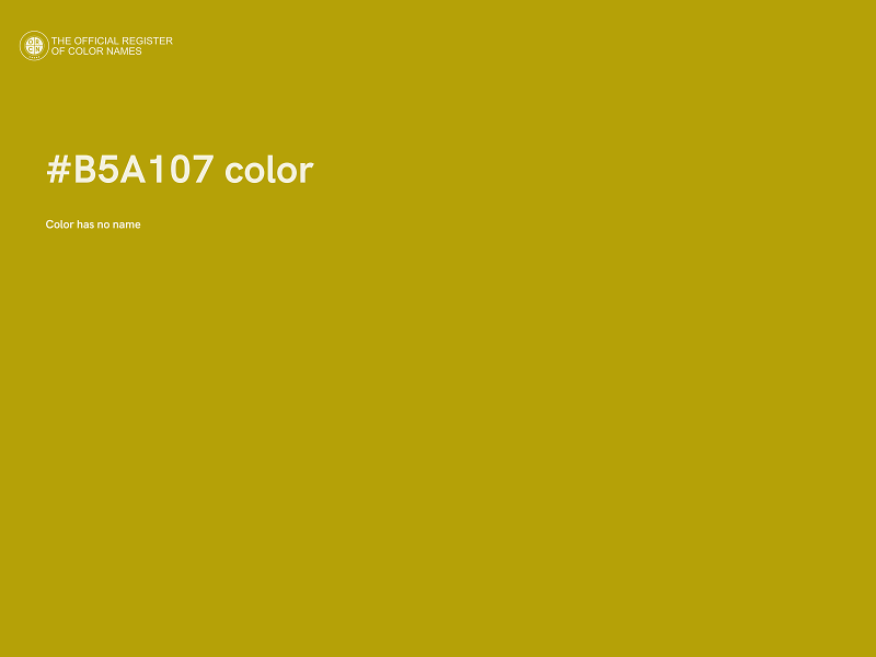 #B5A107 color image