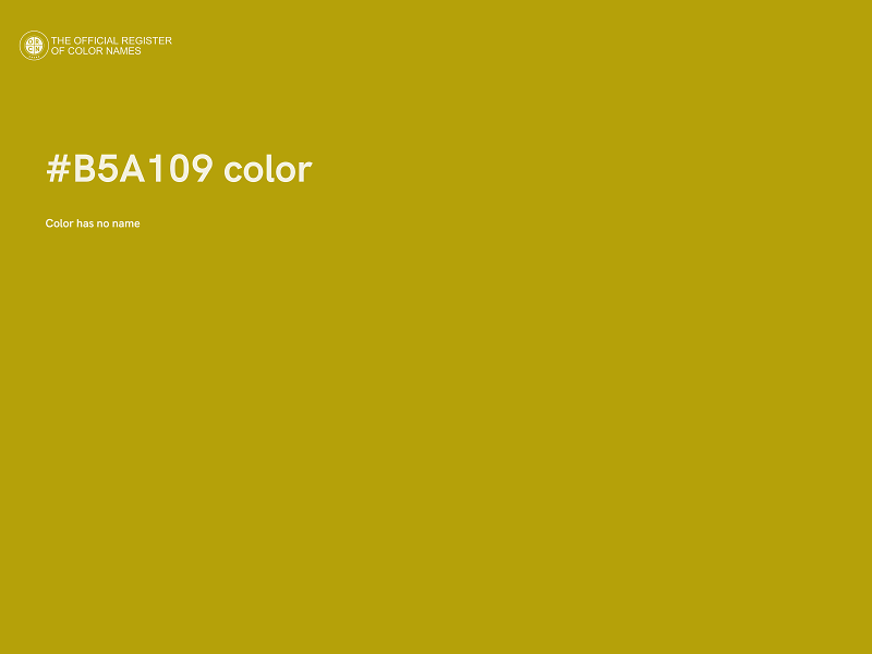#B5A109 color image