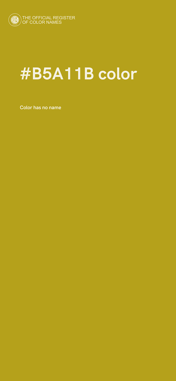 #B5A11B color image