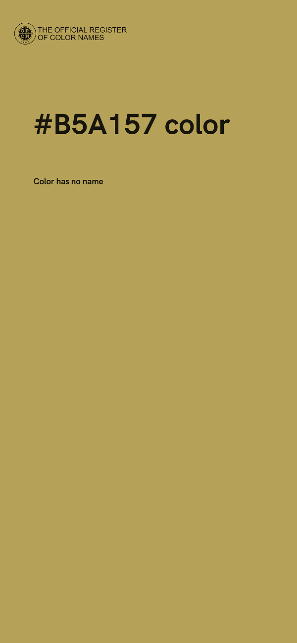 #B5A157 color image