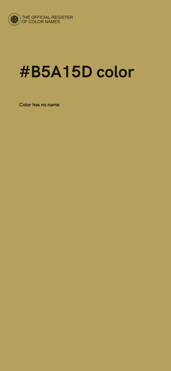 #B5A15D color image