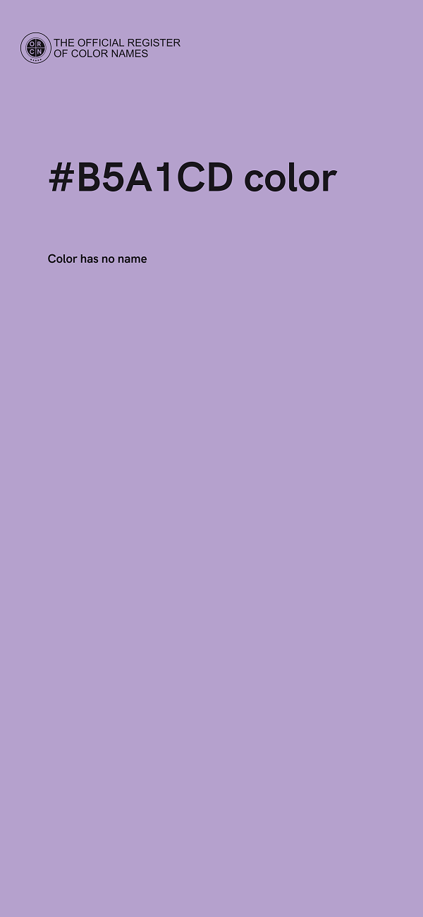 #B5A1CD color image