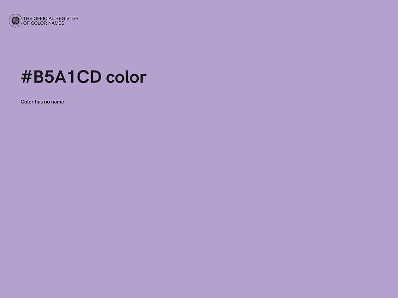 #B5A1CD color image