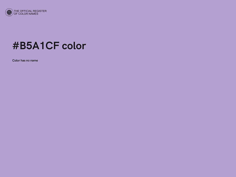 #B5A1CF color image