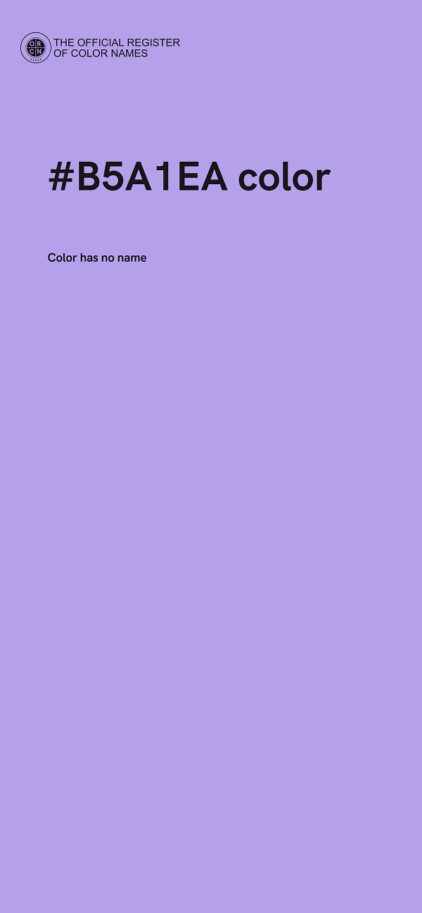 #B5A1EA color image