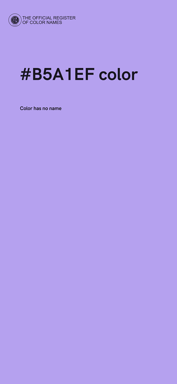 #B5A1EF color image