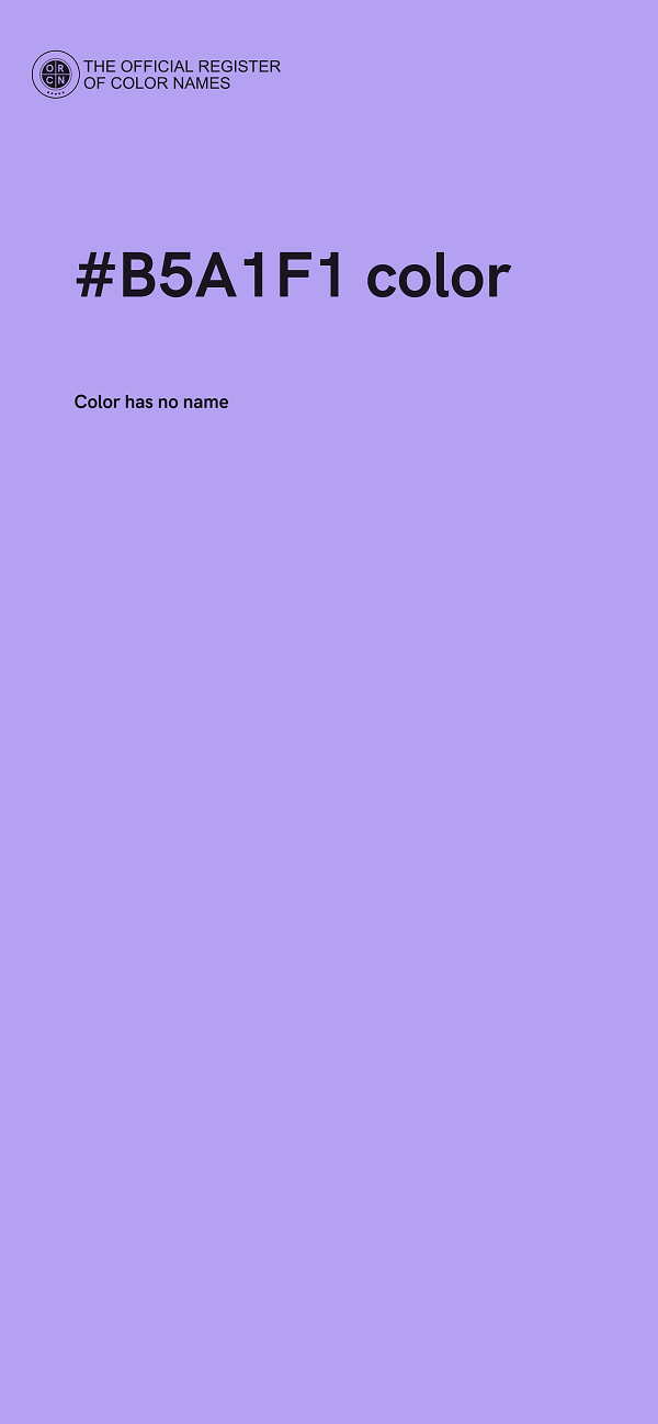 #B5A1F1 color image