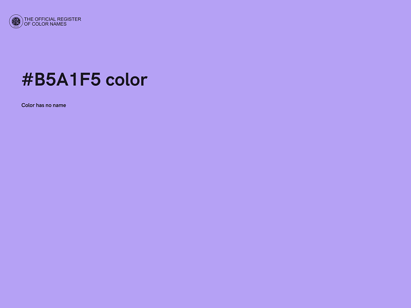 #B5A1F5 color image