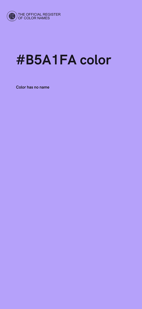 #B5A1FA color image