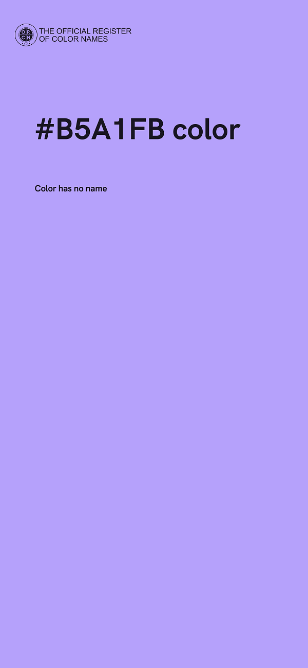 #B5A1FB color image