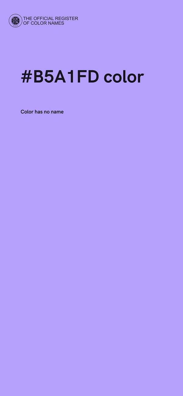 #B5A1FD color image