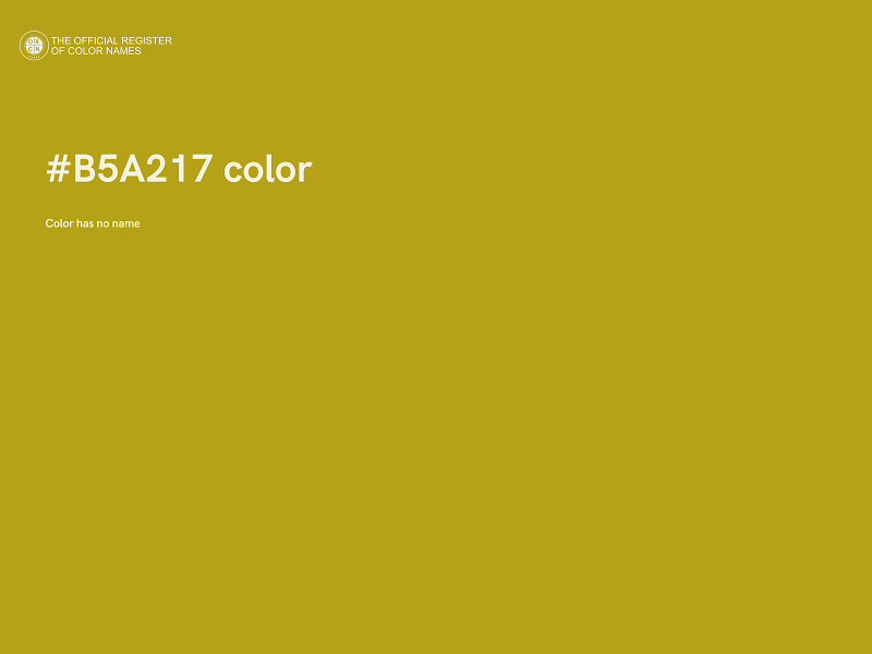 #B5A217 color image