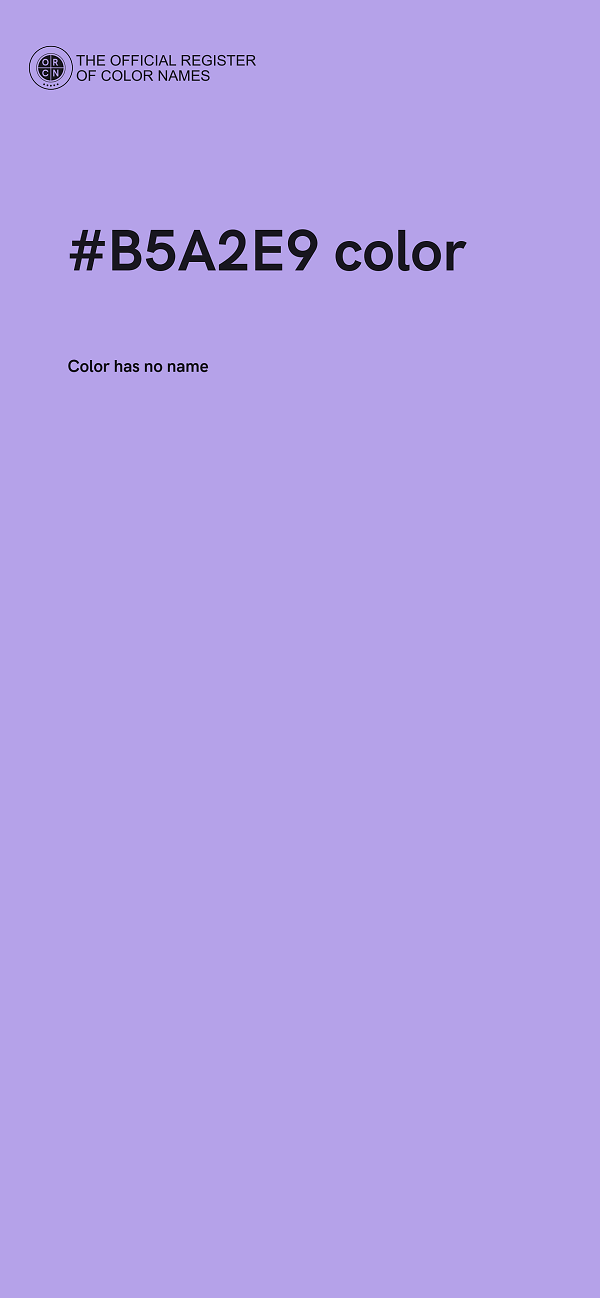 #B5A2E9 color image