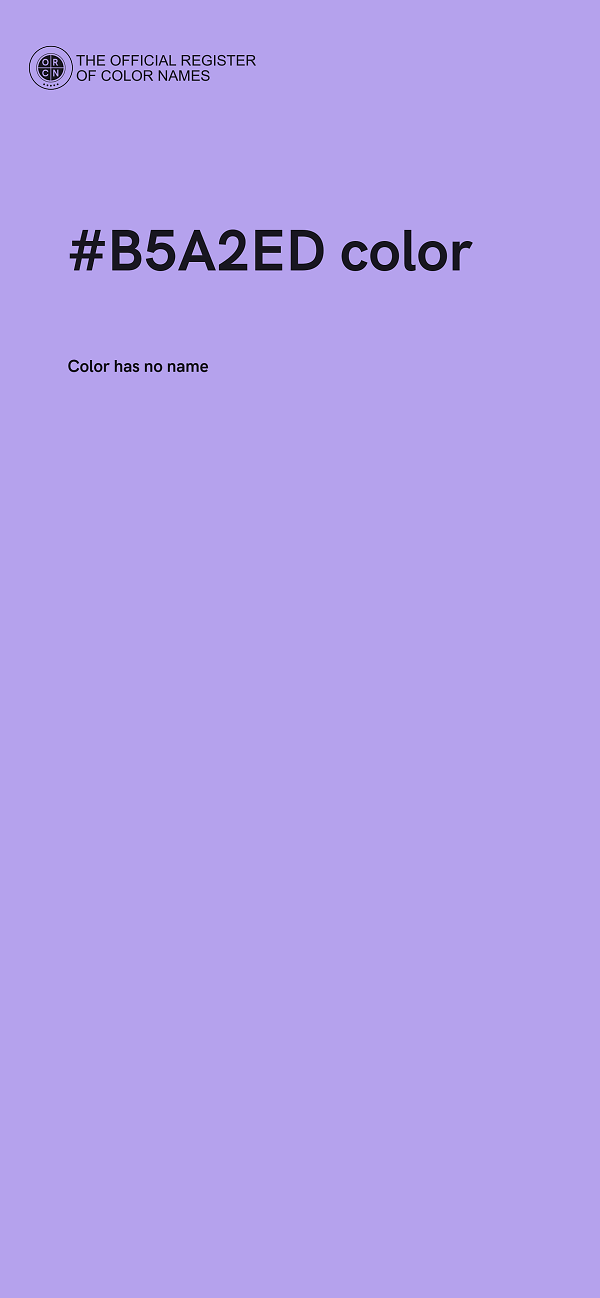 #B5A2ED color image