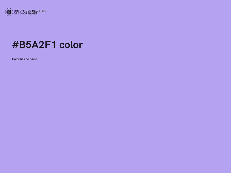 #B5A2F1 color image