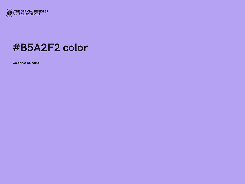 #B5A2F2 color image