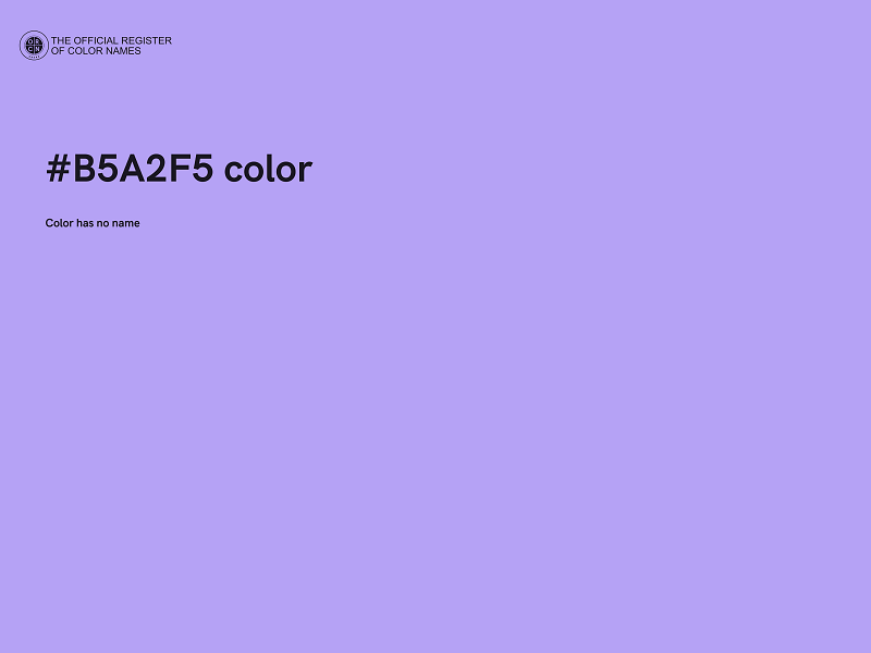 #B5A2F5 color image