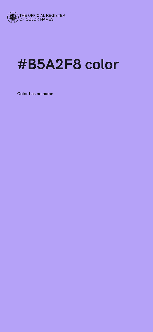 #B5A2F8 color image