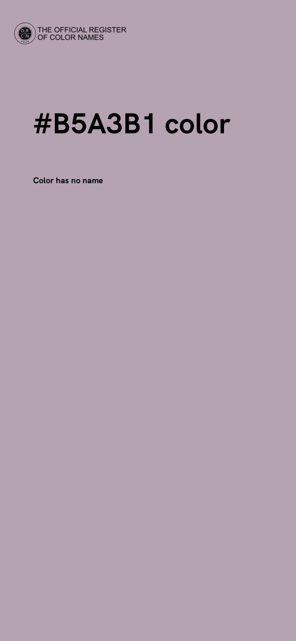 #B5A3B1 color image