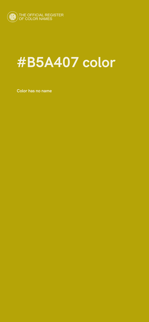 #B5A407 color image