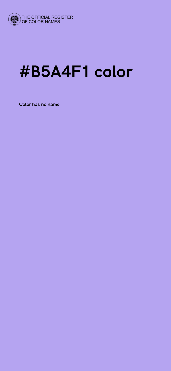 #B5A4F1 color image