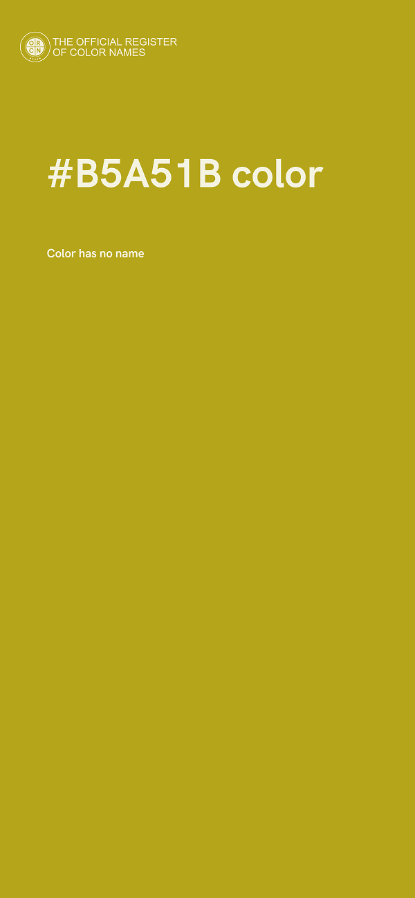 #B5A51B color image