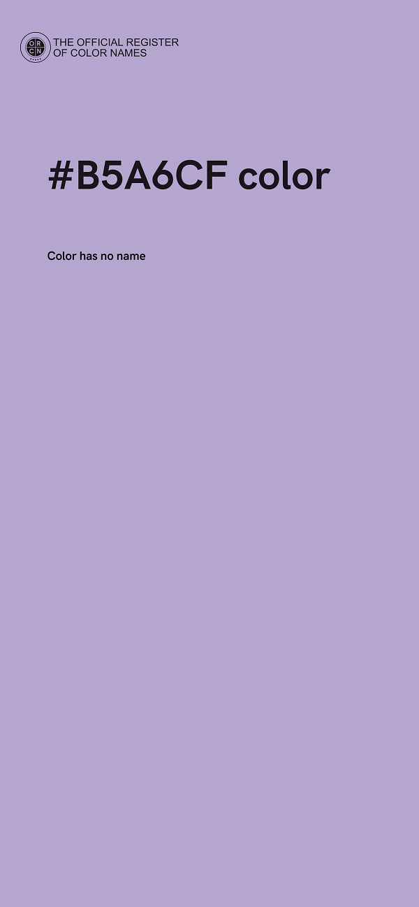 #B5A6CF color image