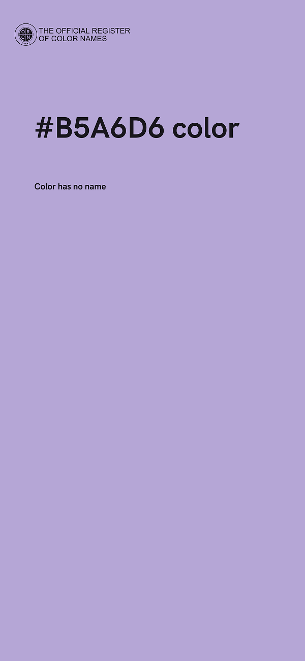 #B5A6D6 color image