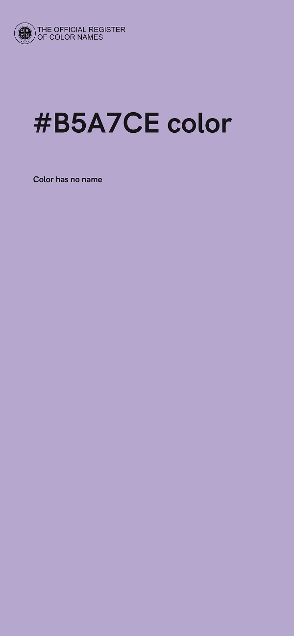 #B5A7CE color image