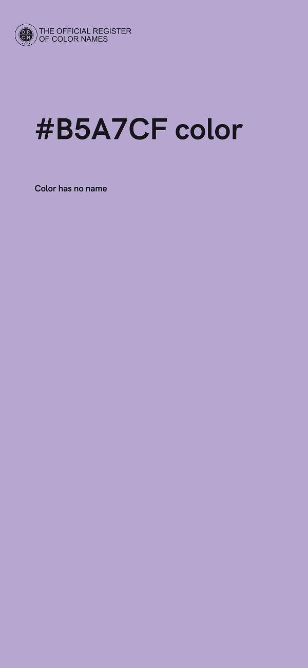 #B5A7CF color image