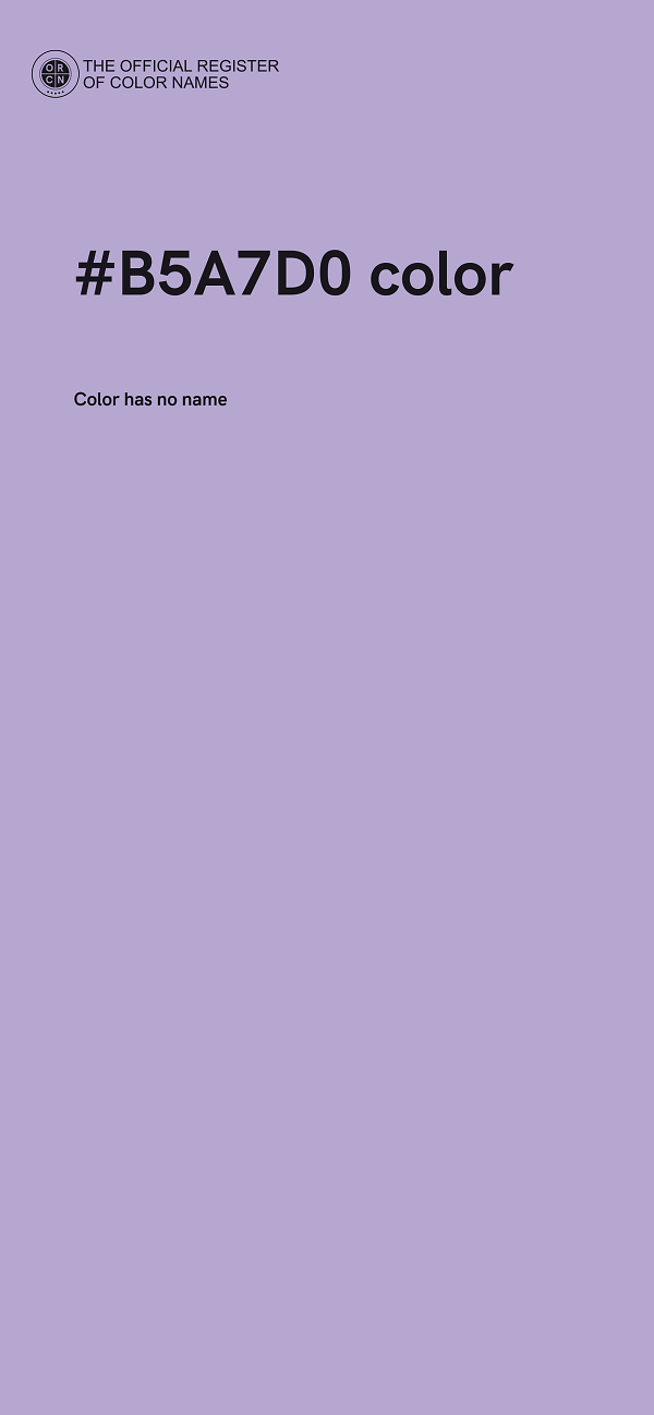 #B5A7D0 color image