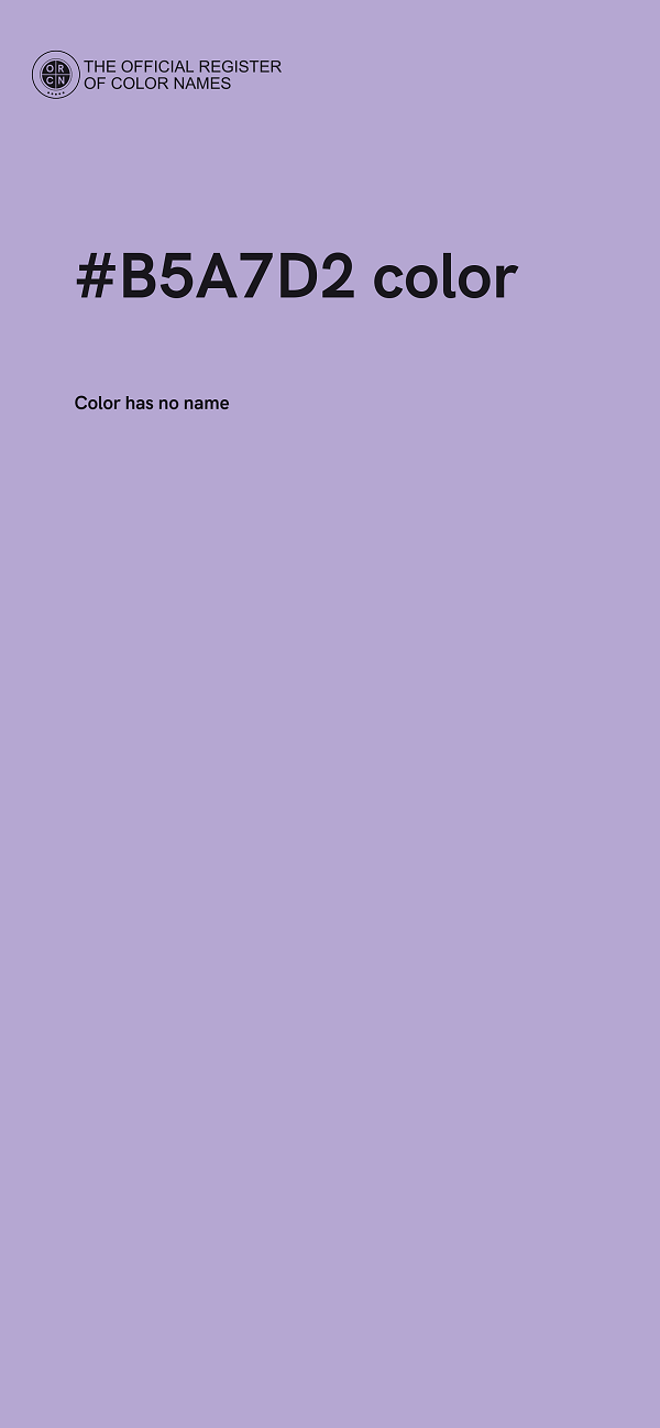 #B5A7D2 color image